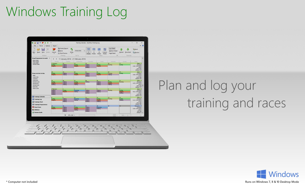Windows Training Log